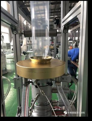 ซื้อ 1.10kw PE PP PET Lab ฟิล์มเป่าเครื่องทำความร้อนไฟฟ้ามินิเป่าฟิล์ม Extruder online manufacture
