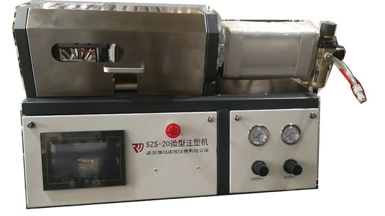 OEM 40T มินิเดสก์ท็อปเครื่องฉีดพลาสติก 2 พื้นที่ควบคุมอุณหภูมิ