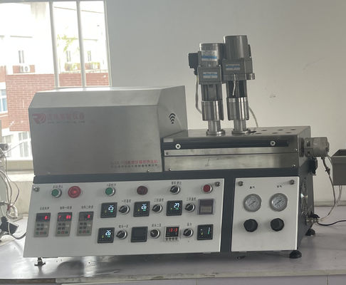 50rpm Small Double Screw Extruder Machine 390mm Screw Thread Length