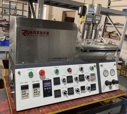 15-18g Twin Screw Laboratory Micro Extruder วัสดุพอลิเมอร์อุณหภูมิสูง